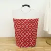 Secchio rotondo portatile colore rosso