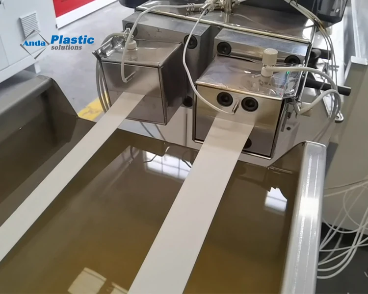 Automic furniture double screw PVC Edge Band making machine/extrusion Line