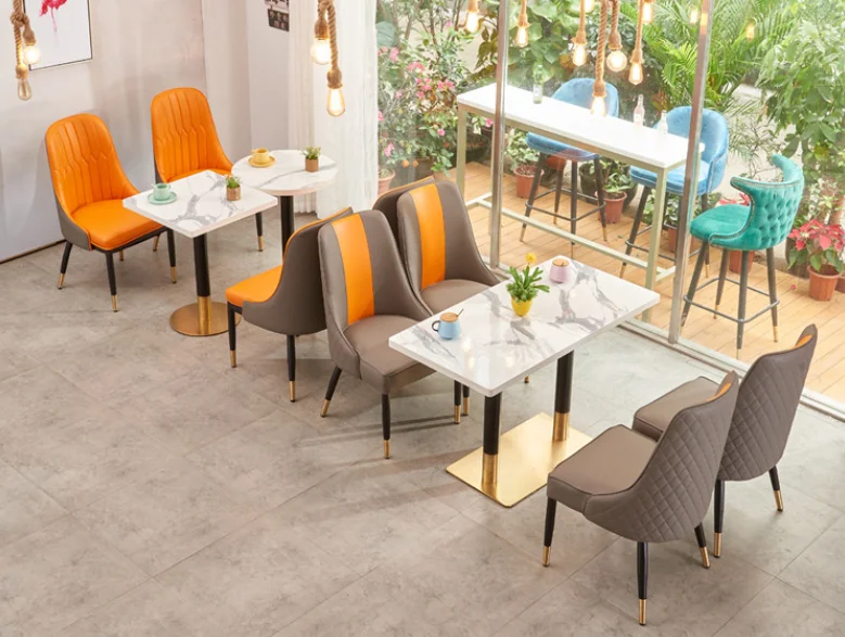 Tea Shop Dessert Shop Table Cafe Western Restaurant Marble Table Small Round Negotiation Simple Table