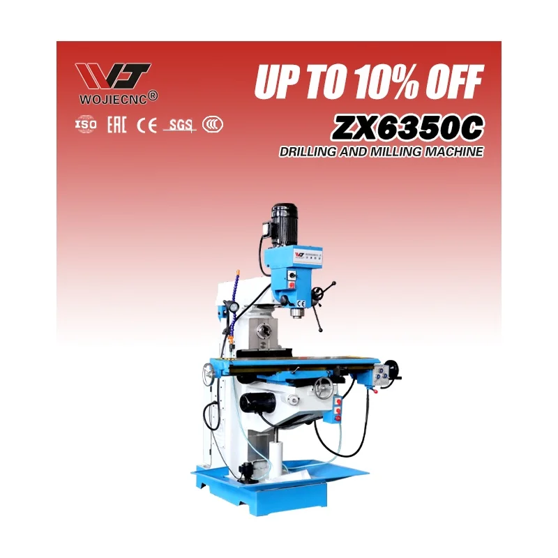 ZX6350C Heavy Duty Milling and Drilling Machine - High Precision