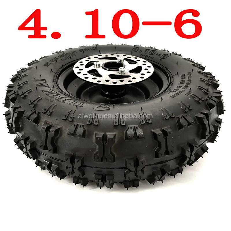 4.10-6  Wheels Tire  and Rim Fit  49cc 2 Stroke Mini Kids ATV Quad