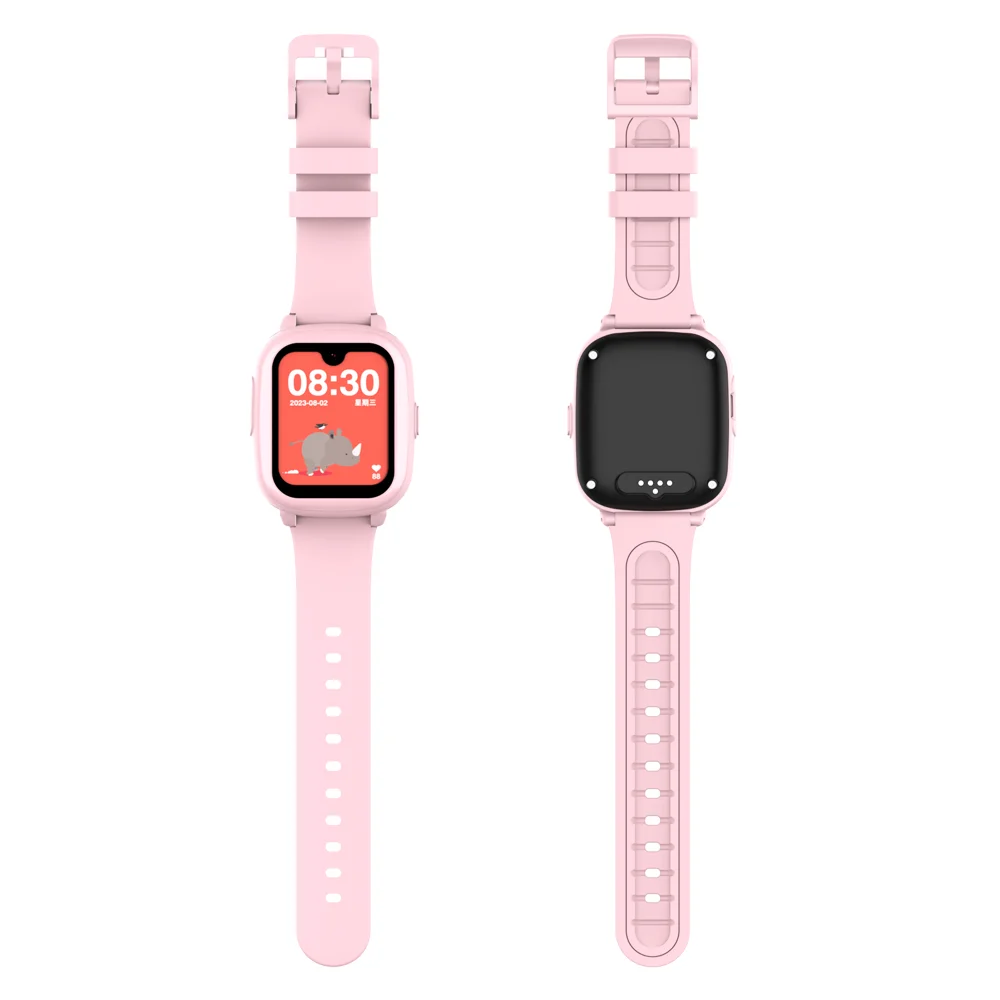 2024 Wholesale AMOLED GPS Smart Watch for Kids SOS Video Call Voice Chat Android 8.1 Setracker2 APP Big Screen Smart Watch 4G