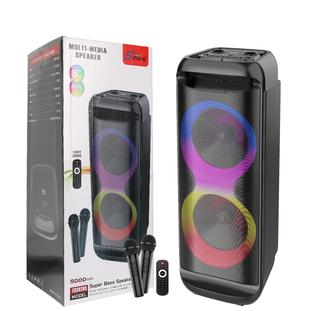 Sing-e ZQS8288 8-Inch Wireless Party DJ Speaker - Super Bass