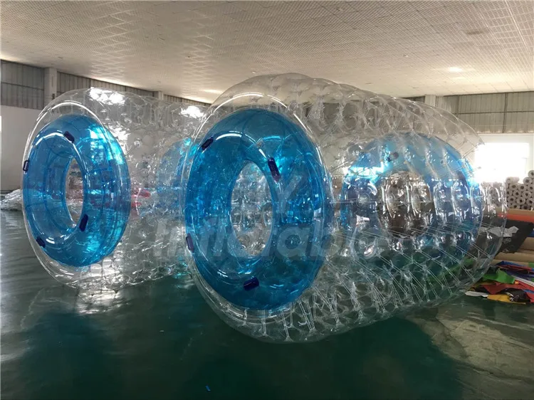 
 Забавный Синий воздушный надувной Водяной Шар из ТПУ надувной водный ролик  