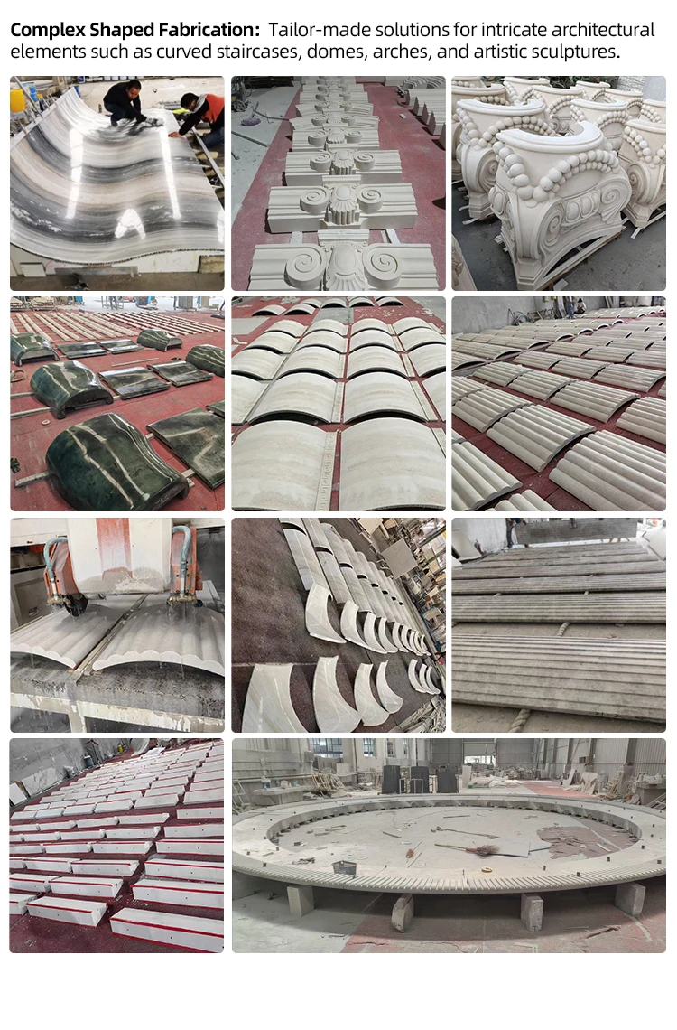 product natural marble cnc carving wall panels for interior design hot sale cnc 3d beige marble wall tiles-8