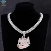 Pendant with Cuban Chain