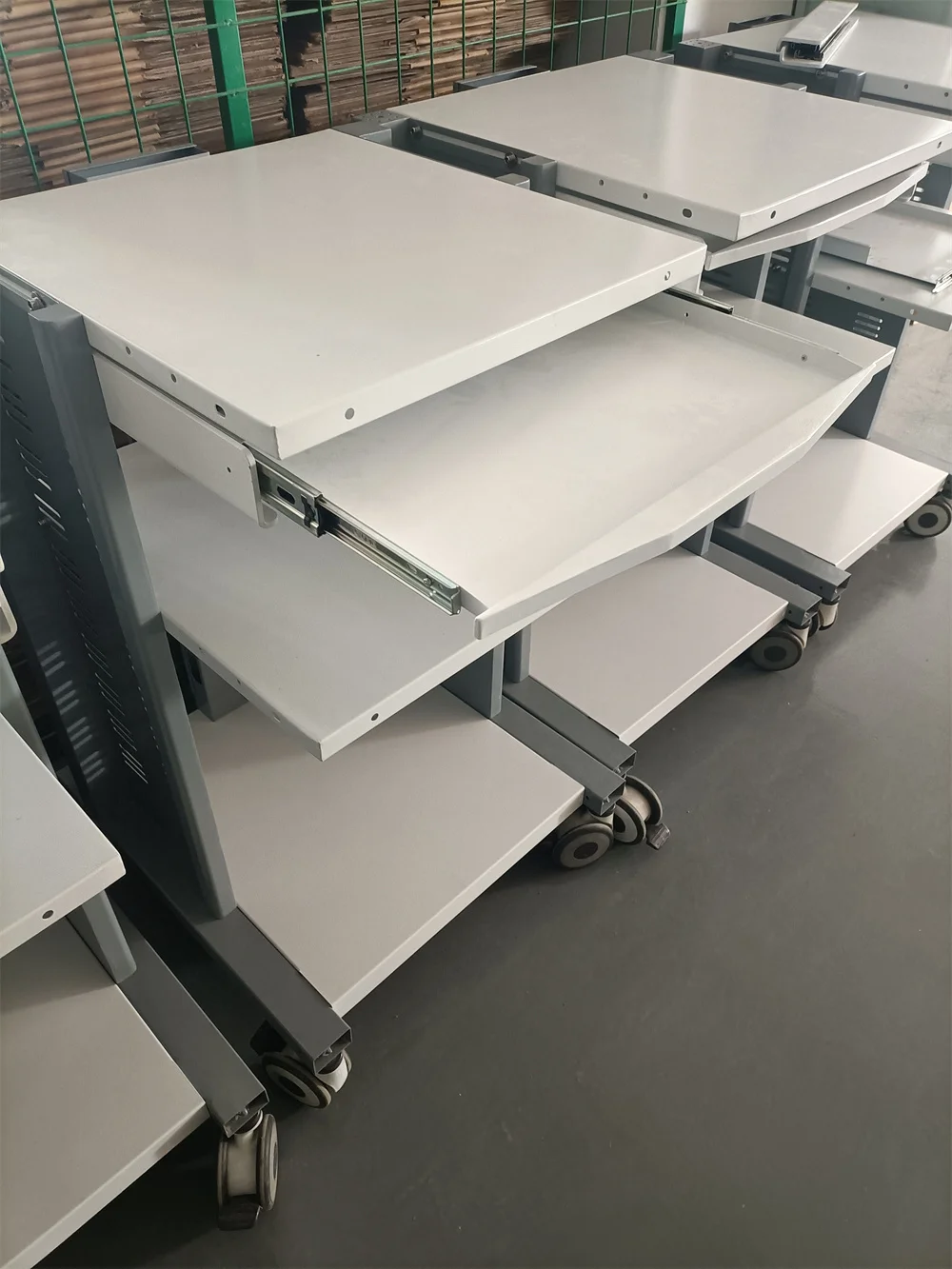 3 Layer 4 Layer Wholesale Endoscope Equipment Cart Medical Transportation Endoscopy Trolley