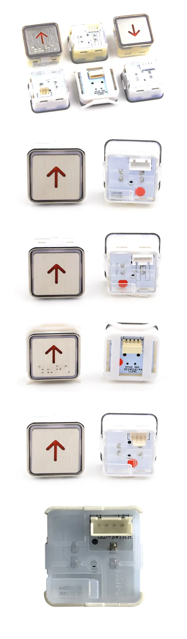 Kone Button KONE Elevator Buttons - Durable Stainless Steel Parts