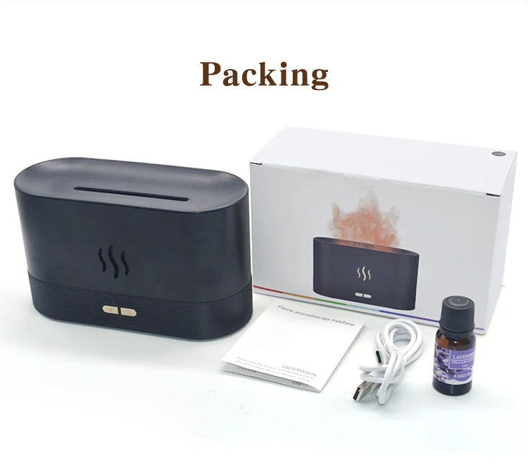 High Quality Cheap Price 180ml Ultrasonic Fire Air Humidifier Difusor