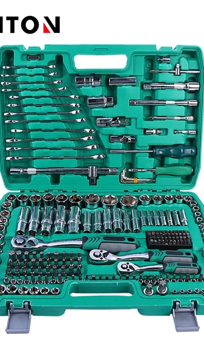 46Pcs Socket Wrench Tool Set Auto Repair Mixed Tool Combination Package  Hand Tool Kit – the best products in the Joom Geek online store