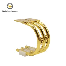 Luxury Gold Iron C-Shaped Metal Sofa Legs New Design Furniture Accessories