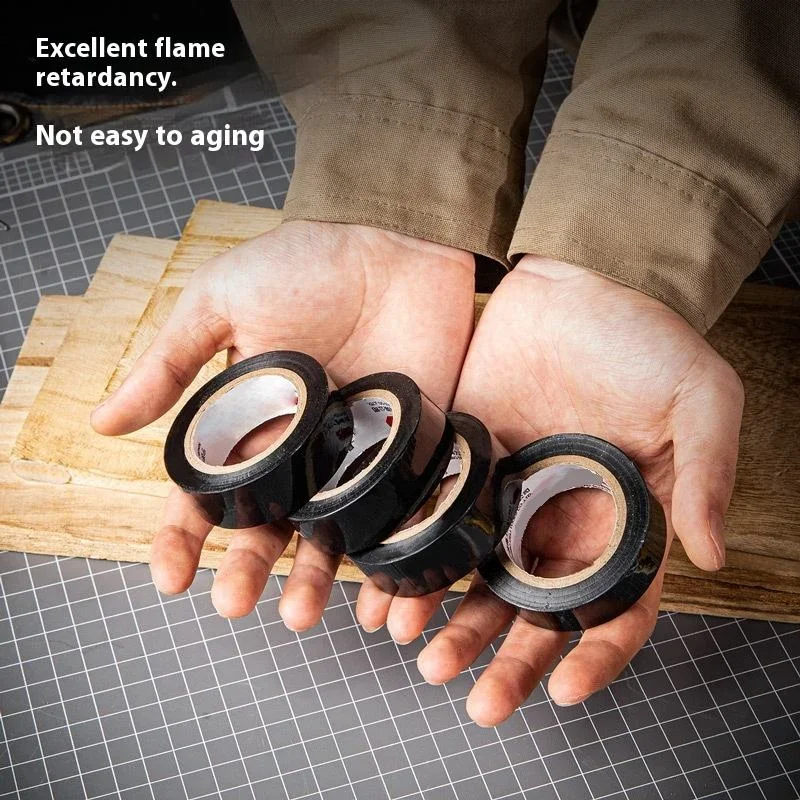 Premium Pressure Sensitive PVC Electrical Tape Waterproof & Heat-Resistant for High Voltage Insulation in Electrical Projects manufacture