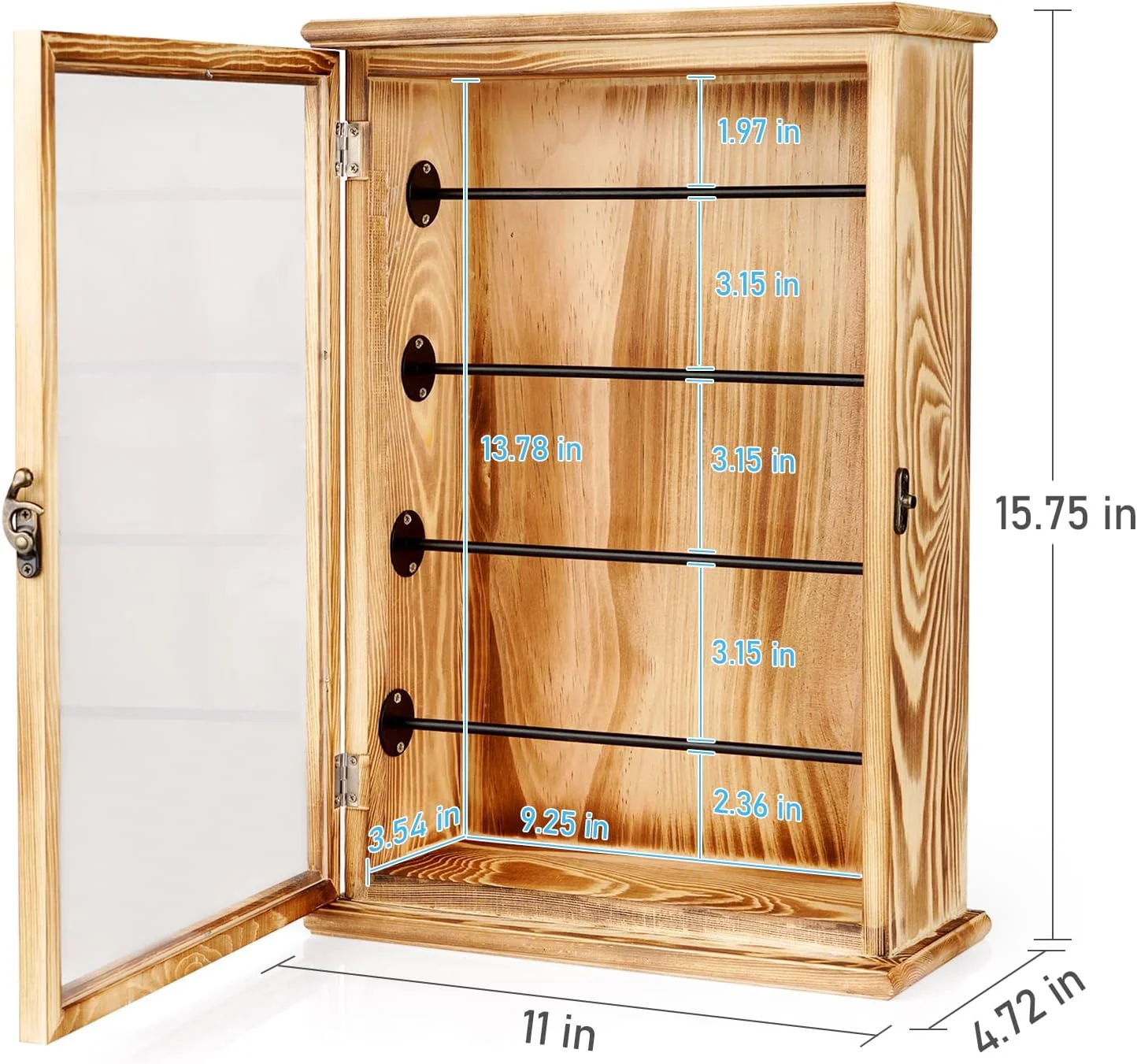 display case for fishing lures Musky Bucktail Tackle Box Display it in this beautiful Fishing Lure Display Case Cabinet Vintage Fishing Lure Display Case