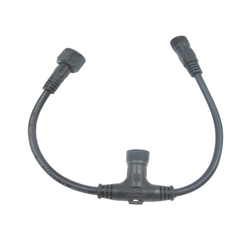 Кабельное решение AOHUA под заказ мужской женский водонепроницаемый Т-образный 3-контактный разъем