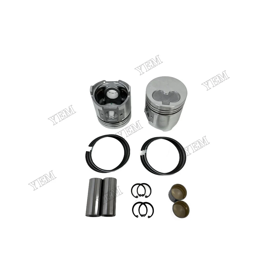 2D94 Piston Kit With Cylinder Piston Rings Engine Parts Fits for Komatsu High Quality 6