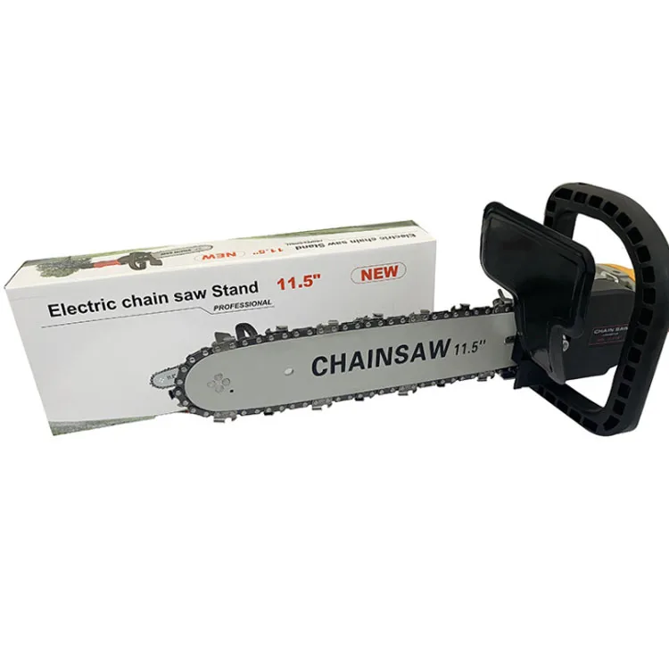 Electric Chainsaw Refit Conversion Kit Chainsaw Bracket Set Change Angle Grinder Into Chain Saw Woodworking Tool Chain Saw Stand