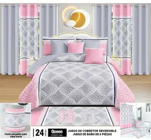 High Quality 22pcs Microfiber Plant Bed Sheet Quilt Cover Cooling Feature Folded for King Size Bedroom