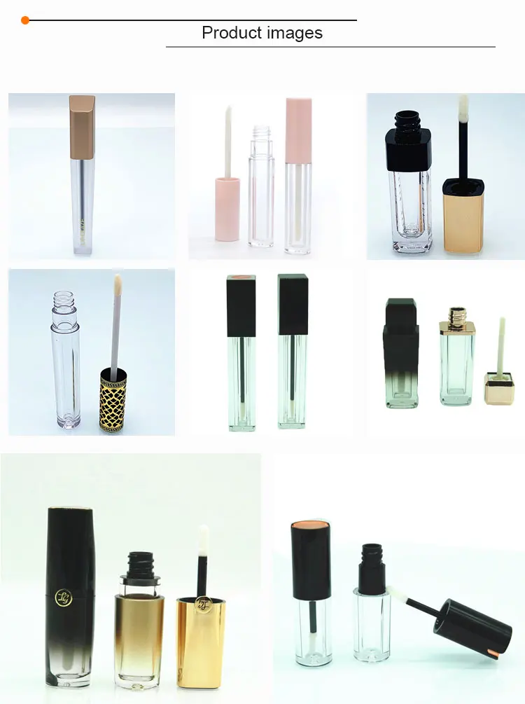 三角口红管包装材料银魔喷塑料口红外壳定制化妆口红空管