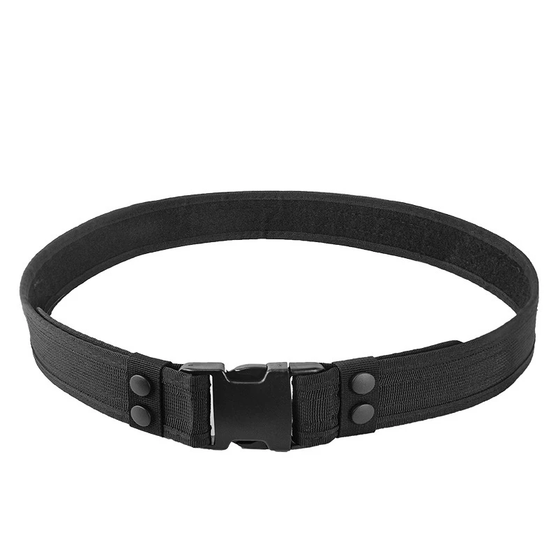 Wear-resistant Lightweight Nylon Oxford Cloth Multifunctional Waist Belt for Outdoor CS Training Waist Bag