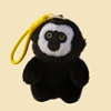 Black Monkey Plush Keychain