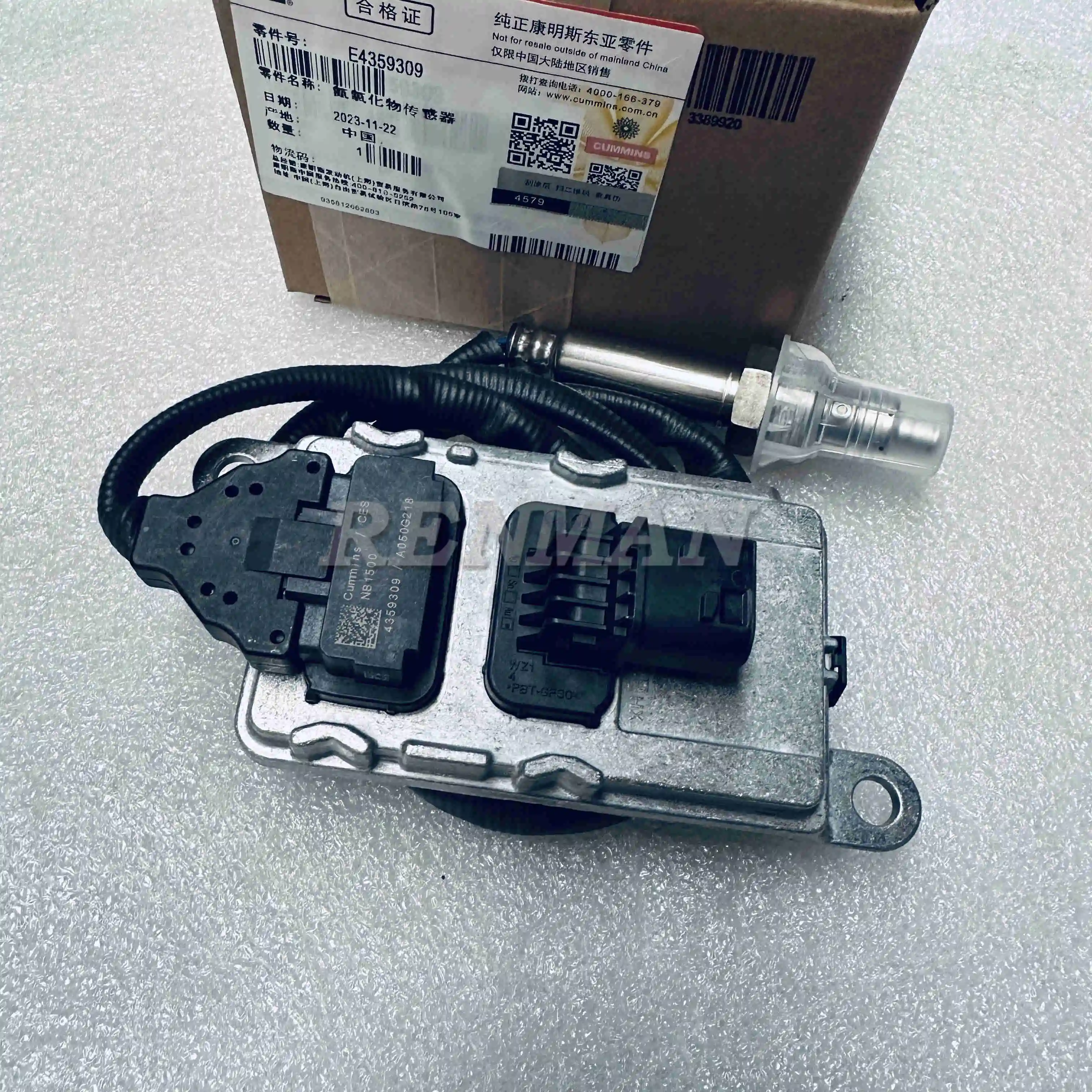 QSB6.7 Cummins Parts NITROGEN OXIDE SENSOR 4359309 E4359309 A050G218 ...