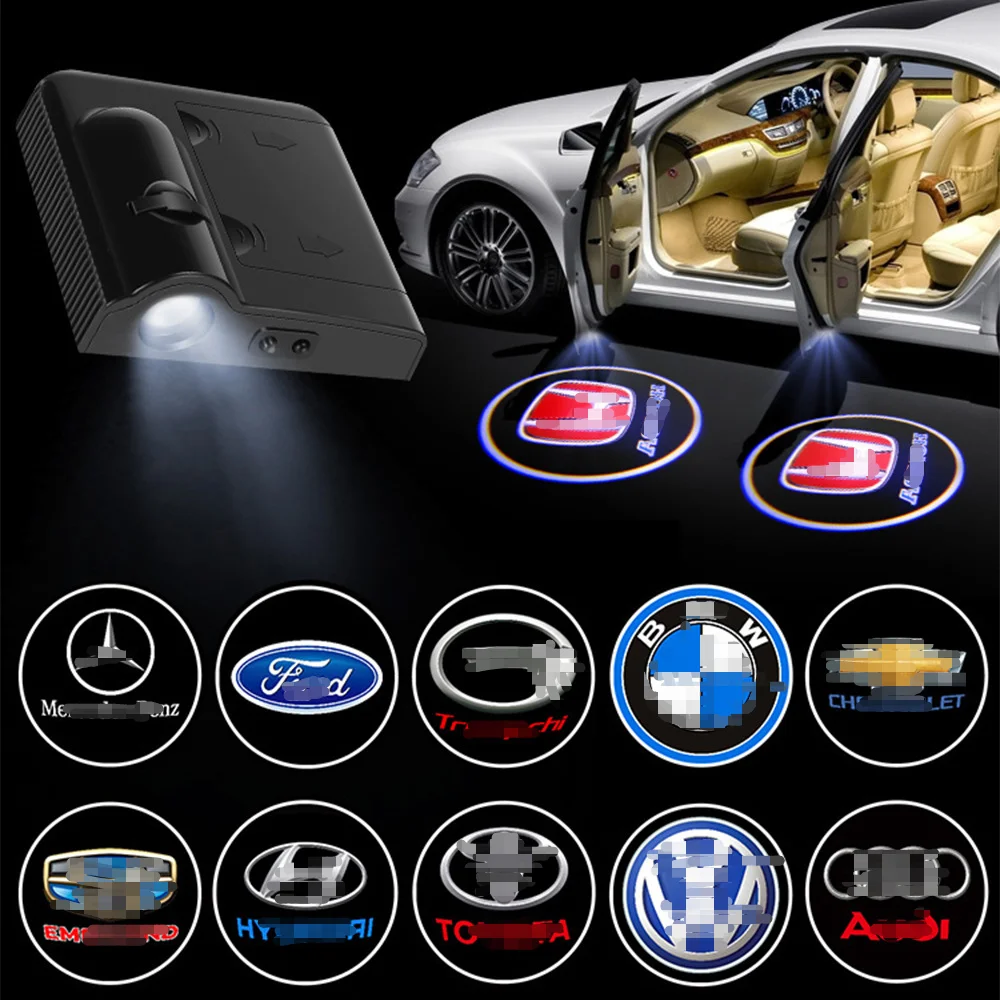 Wireless Hd 3d Led Car Door Logo Projector Custom Logo Light
