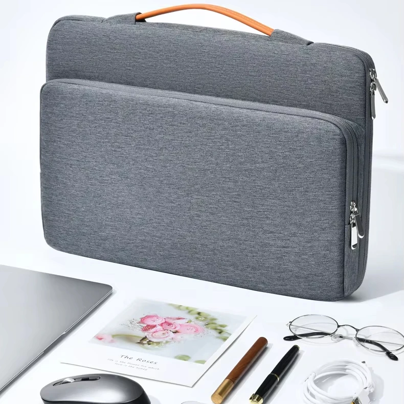 Briefcase Laptop Case Portable Large Travel Shockproof Portable Handle Laptop Sleeve bag for 13inch 14 inch 15.6 inch