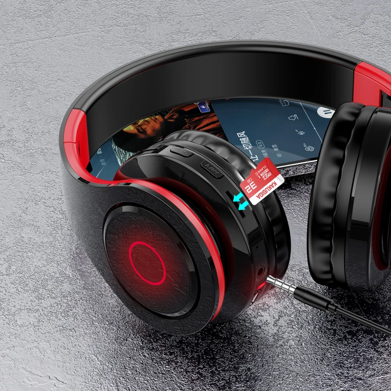 KAKUSIGA-Auriculares inalámbricos con cable para juegos, audífonos