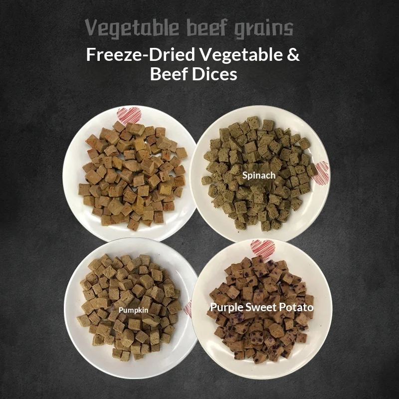 14 Freeze-Dried Vegetable Beef Granules