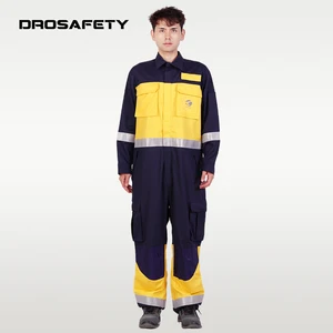 Oil&gas Coverall Suits Workwear Anti-static Fire Resistant Safety Clothing Work Oil and Gas Coverall