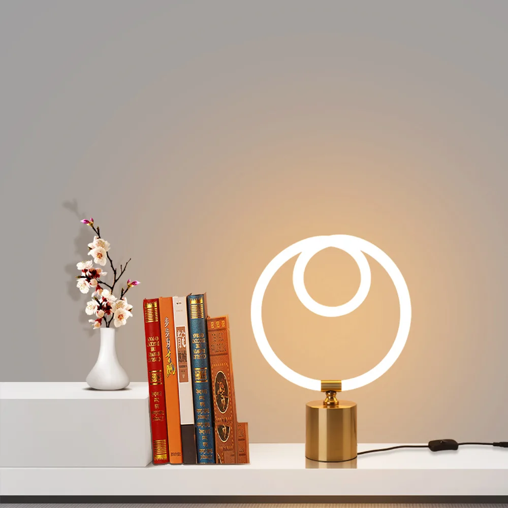 Decorative simple LED desk lamp eye protection reading lamp creative modern led desk lights