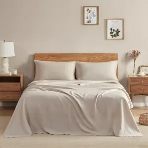 Organic European Flax Linen Comforter Set Luxury Linen Duvet Cover Set with Pillowcase