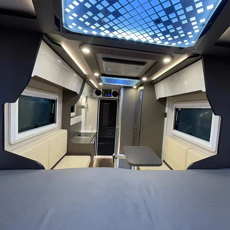 WC Top Quality Slide on Style Truck Pickup Hardtop Camper With Slide Out Kitchen and Interior Toilet for Pick up Truck Use