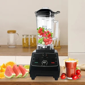 Silver crest Fresh Juice Blender Mixeure Plastic Blender Cup Table Vegetable Commercial Kitchen Blender 1500w
