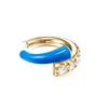 18K Oro-azul