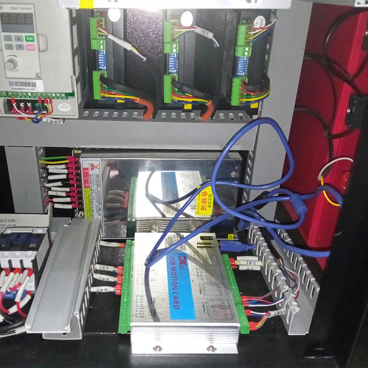XHC Brand 2MHZ MACH4 3 Axis Card Ethernet Motion Controller Card  Breakout Board Hobby Version Support Stepper Motor Servo Motor