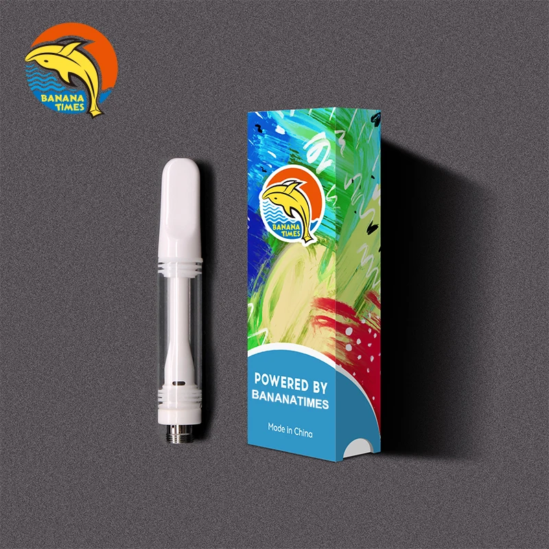 Brooklyn Lab tested child lock press 510 cbd cartridge CG05 packaging empty 0.5ml ceramic 510 carts