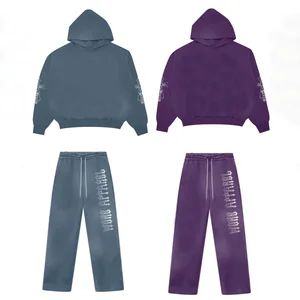 Kids Clothing Oversized Sweatpants Pullover Hoodie Custom Print Pattern Fashion Luxury Baby Children Sweat Set