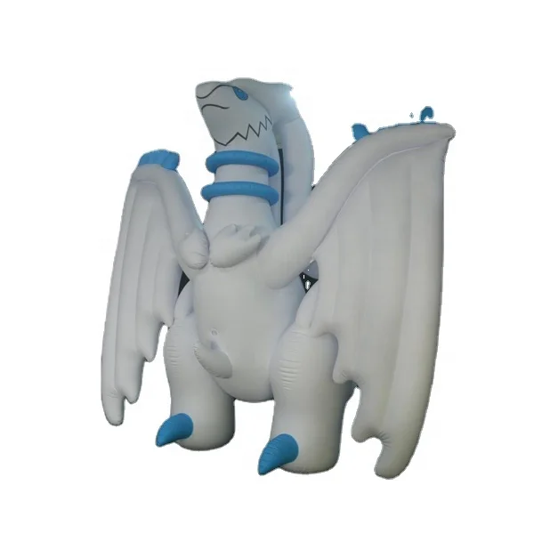 Inflatable Blue Standing Dragon Pool Float Toys with Sph Sexy Cartoon Custom Inflatable Dinosaur