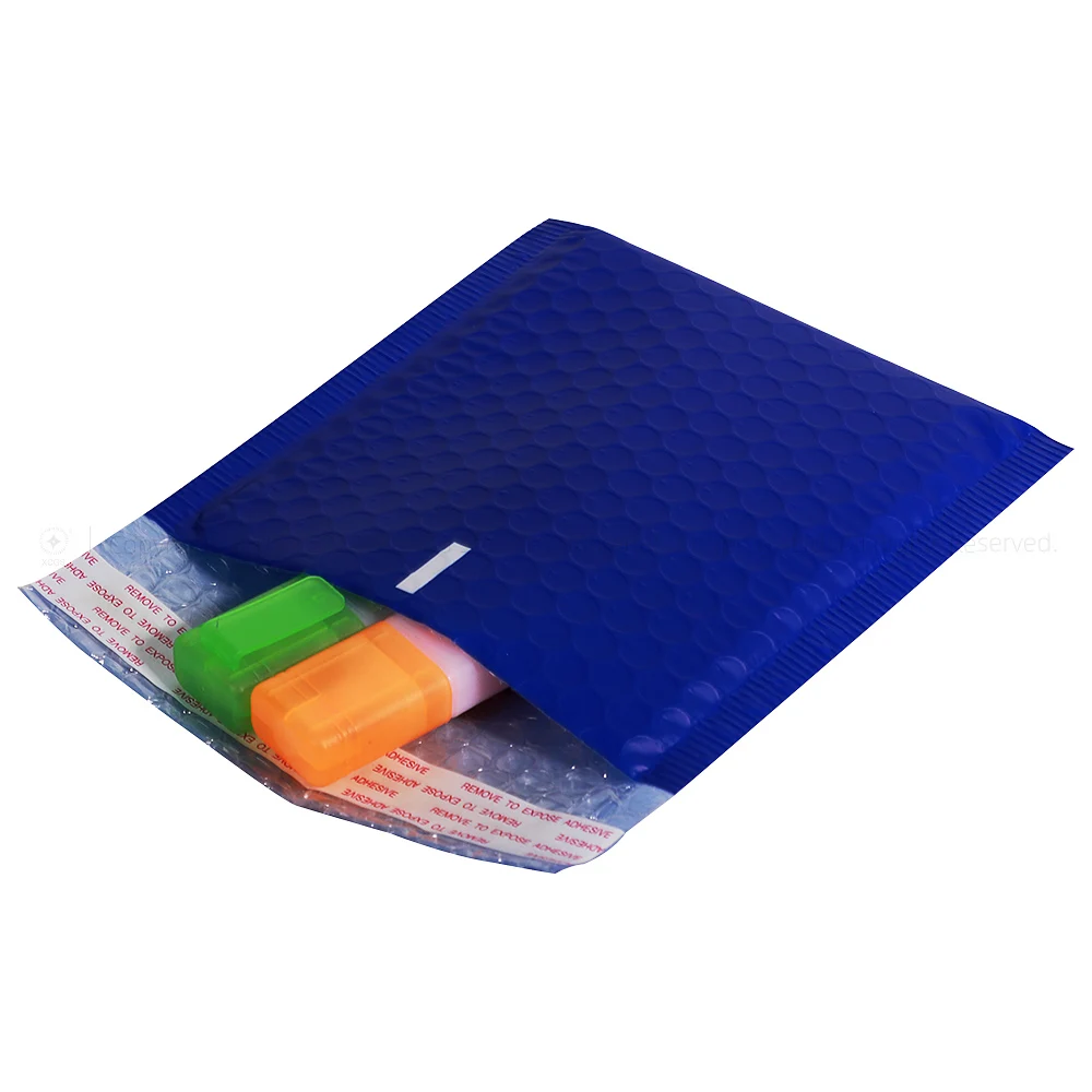 New Arrival Yellow Custom Logo Printed Eco Friendly Cute Bubble Mailers Padded Envelopes Shipping Mailers