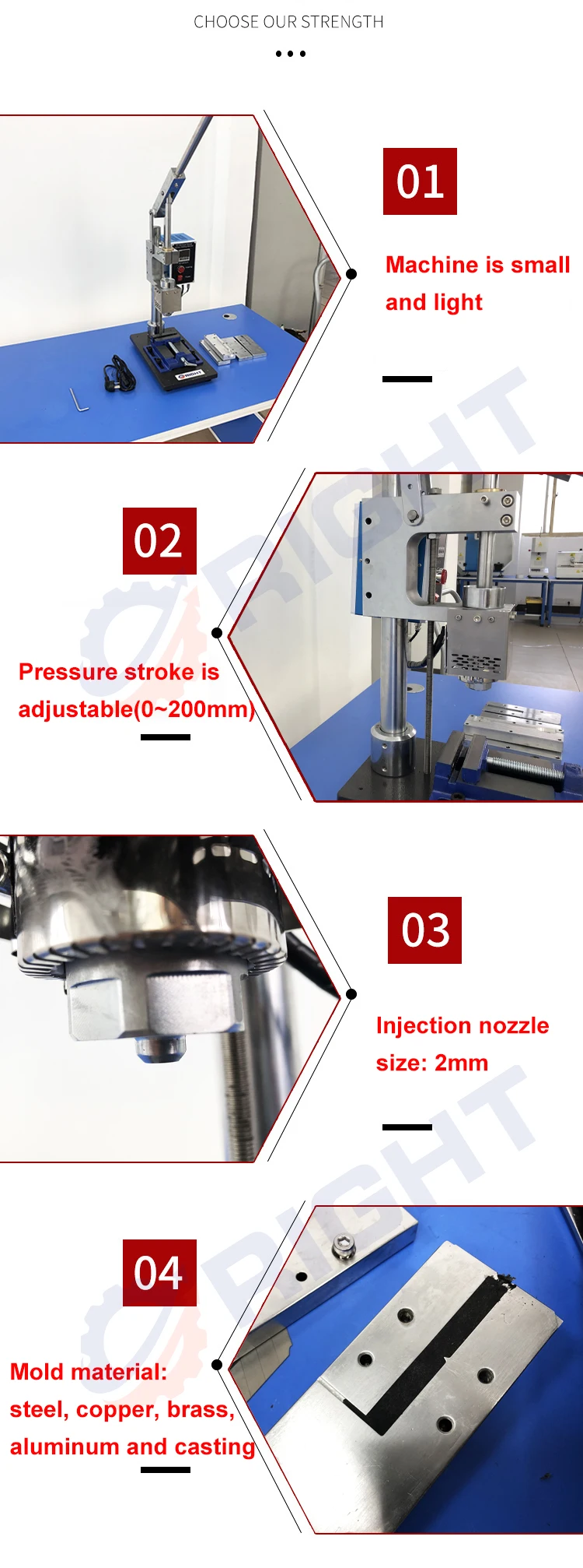 High-quality Portable Mini Molding Small Plastic Injection Machine