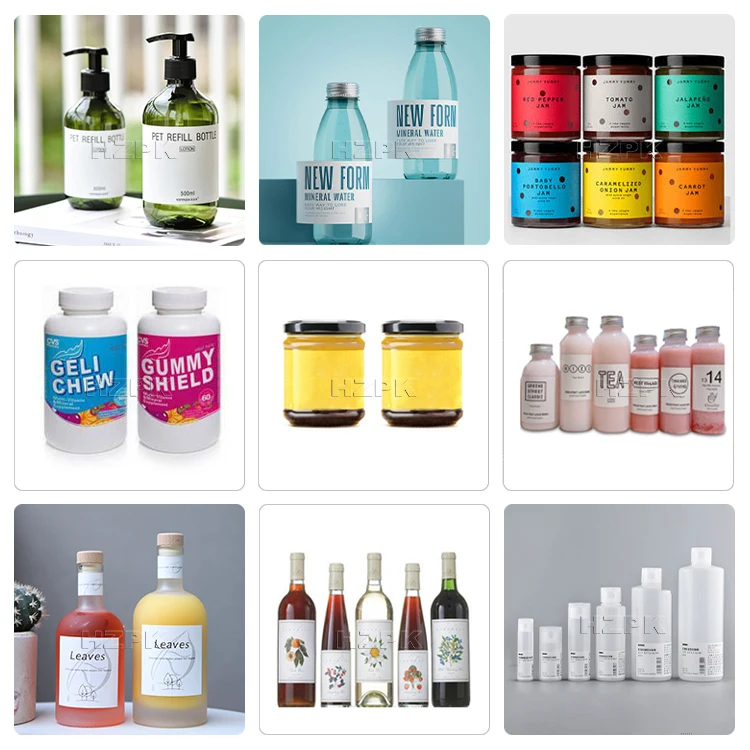 HZPK автоматическая электрическая машина для нанесения этикеток на круглые бутылки