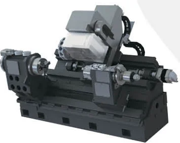 Torno CNC a letto inclinato HTC63Q Lunghezza massima di taglio 3000 mm Fuso di taglio pesante Torno CNC orizzontale 4