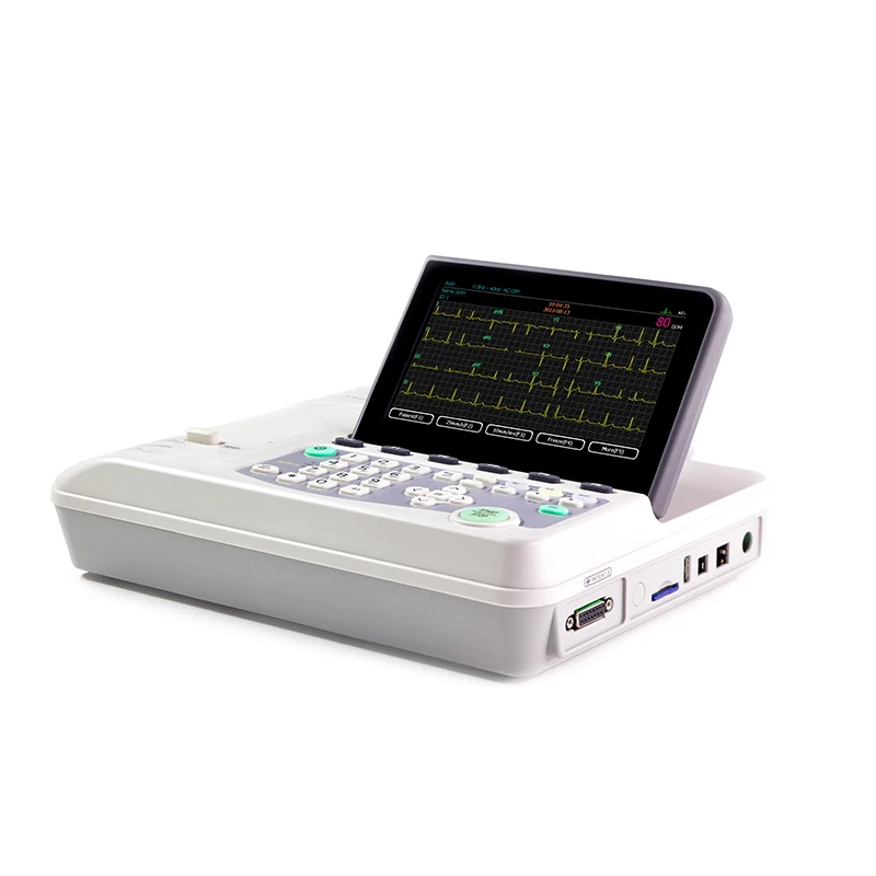 6-канальный ЭКГ машина ecg портативный электрокардиограф/ЭКГ машина CE ISO Сертифицированный