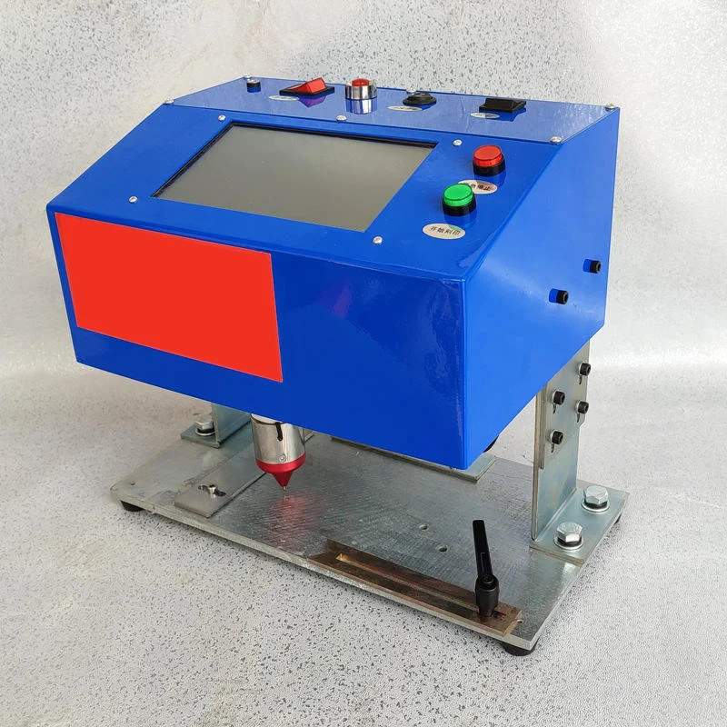 TEBAK Battery Operated Handheld Metal Marking Machine Touch Screen Chassis Number Engraving Equipment