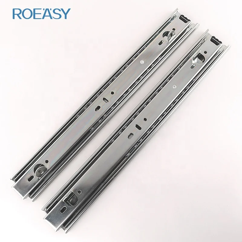 ROEASY Drawer Hardware Full Extension Drawer Slides Hook Slide Correderas Para Cajones Telescopic Slides