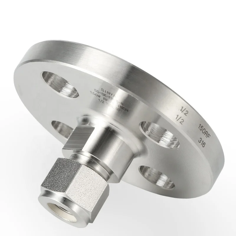 Прибор Flang адаптер китайского производства Swagelok фитинги 316L нержавеющая сталь Компрессионный фитинг двойной фланец адаптер