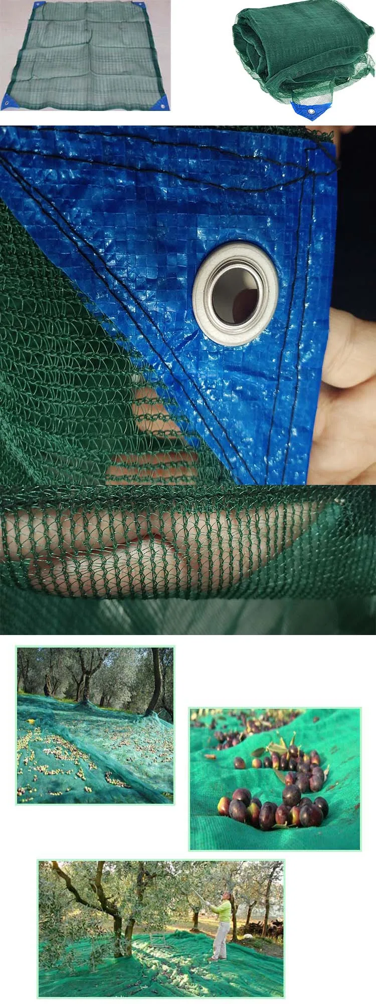 100% virgin new HDPE pe agriculture olive harvest collecting net