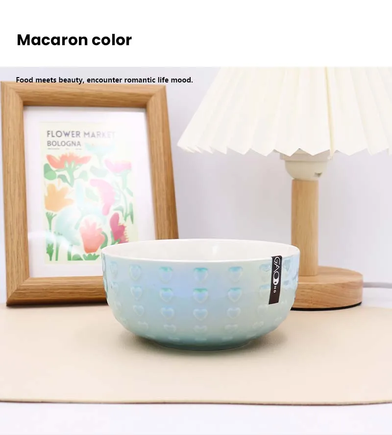 High Quality Custom Ceramic Bowl With Pearl Glazed Promotional Ceramic Bowl
