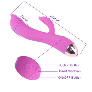 Intense 7-Speed G-Spot Bullet Vibrator Sex Toy Handheld Vibrating Dildo Electric Penis Rabbit Vibrator Massager